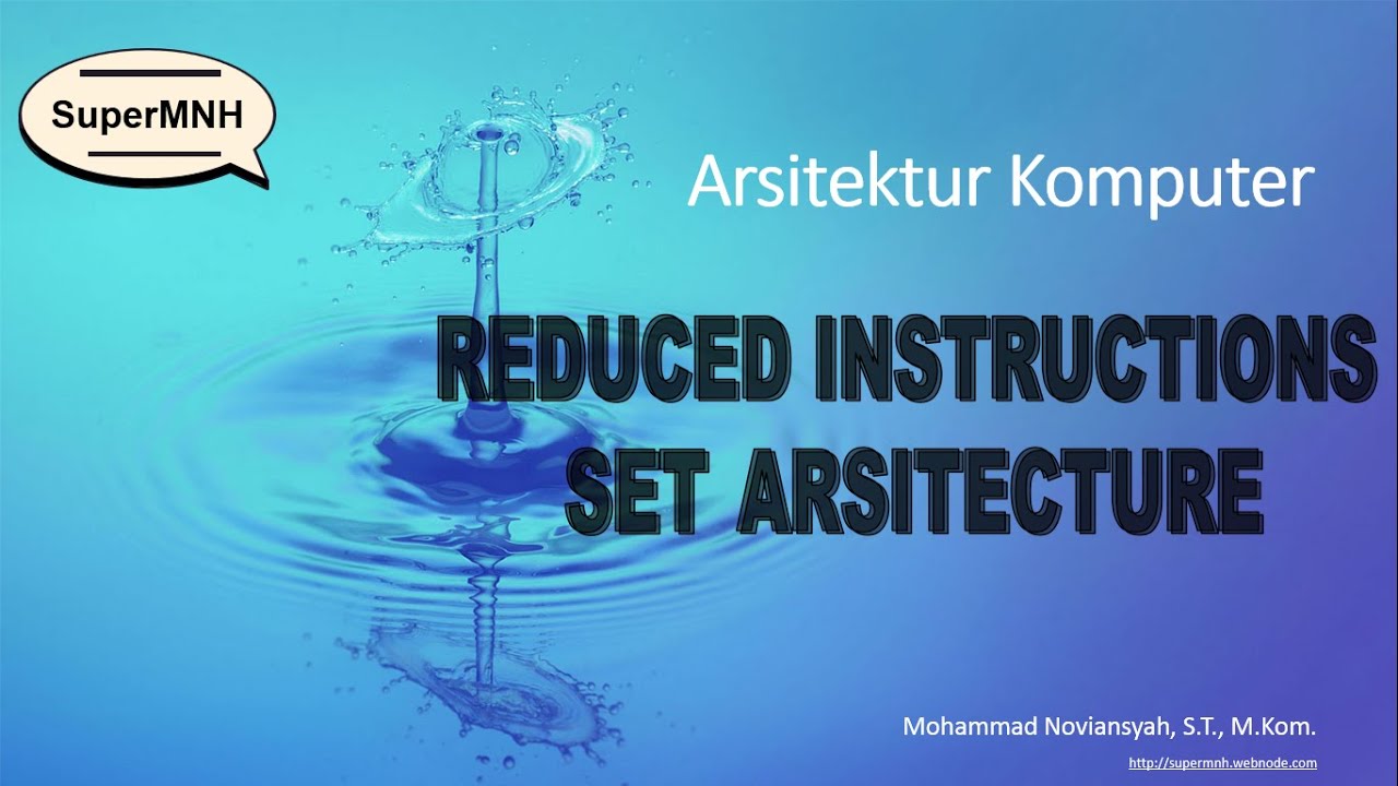 Arsitektur Komputer Chapter 13 Reduced Instruction Set Architecture