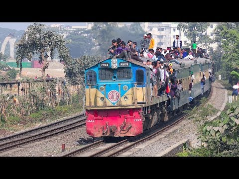 Overcrowded Jamuna Express Train during Bishwa Ijtema Festival- Bangladesh Railway