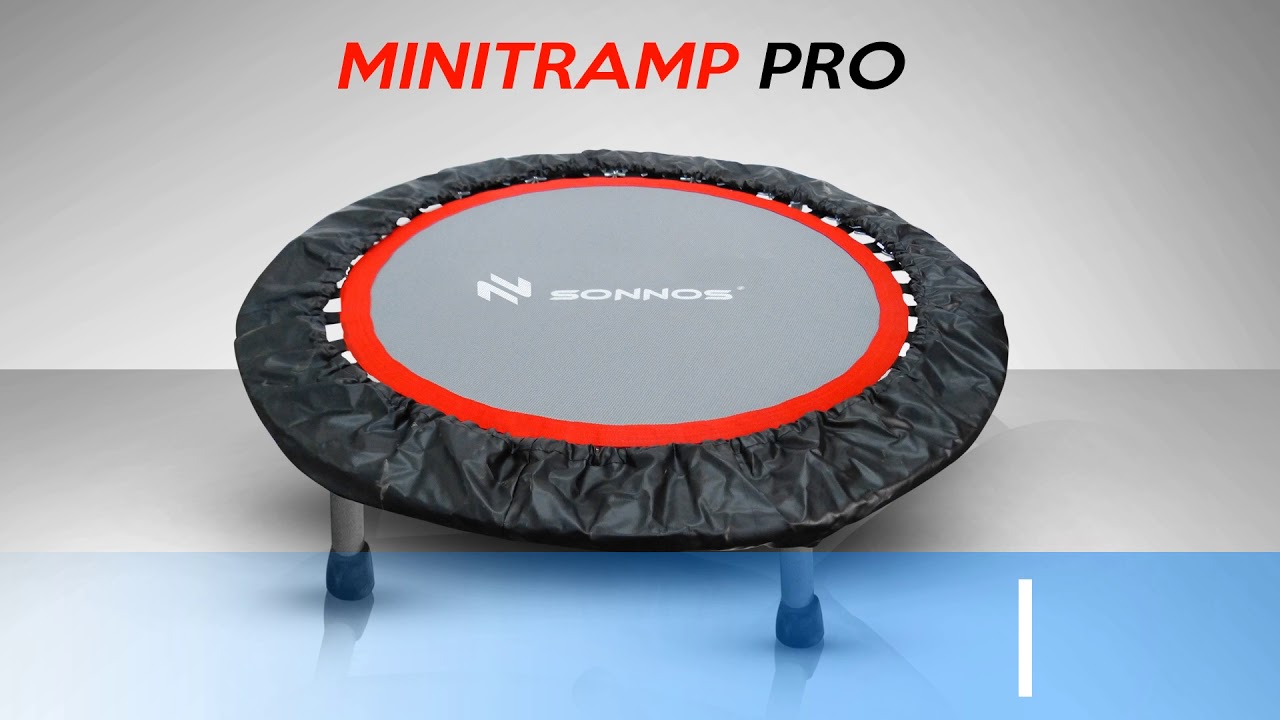 Minitramp Trampolin cama elástica para power jump Sonnos Deporte - YouTube