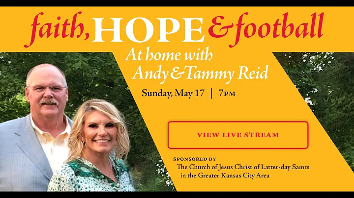 Faith, Hope & Football - At home with Andy & Tammy...
