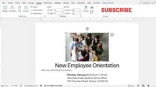 SAM Project B Word Module 01 Creating and Modifying a Flyer | Module 1: SAM Project B