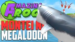 Montando no Tubarão Gigante (Megalodon) - Amazing Frog