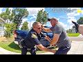 Man Suddenly Attacks Police Officers During Welfare Check
