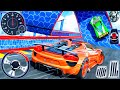 Superhero Impossible Stunts Car Tracks 3D - GT Racing Car Driving Simulator - Android GamePlay