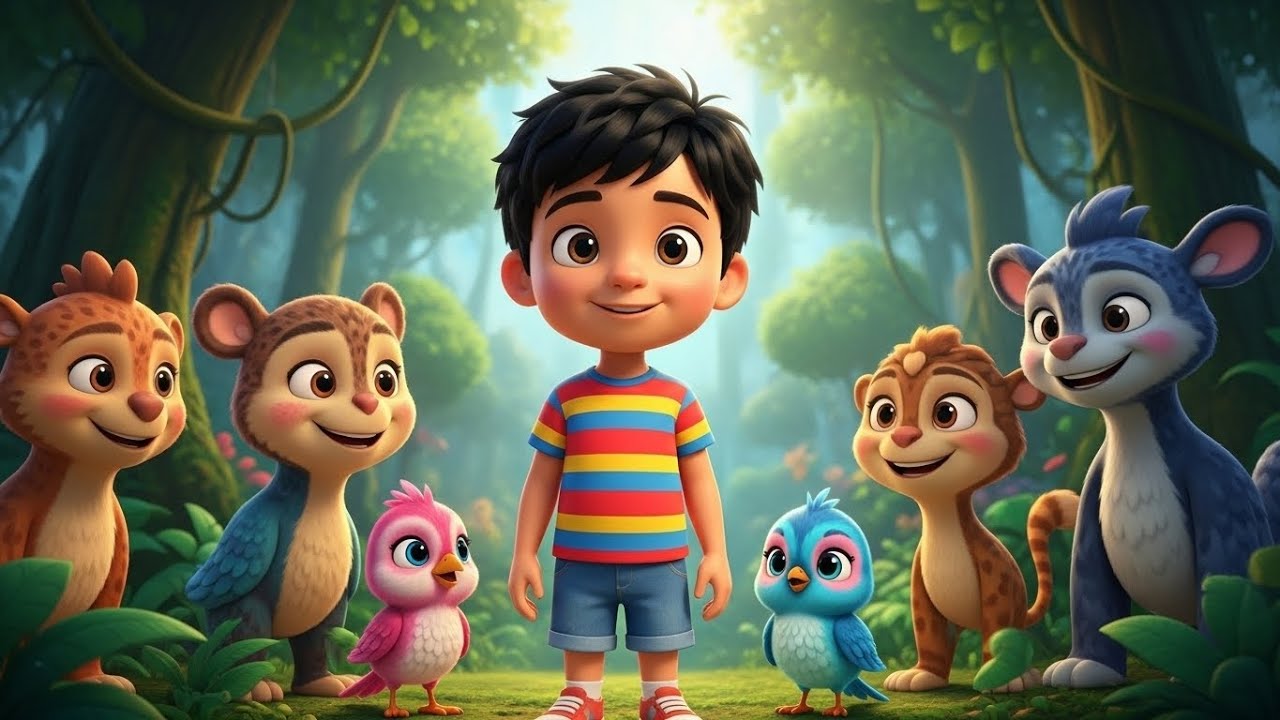 आरव और जंगल का दिल - 🌳 | Hindi 3D Cartoon Animation | Kids Moral Story 2026