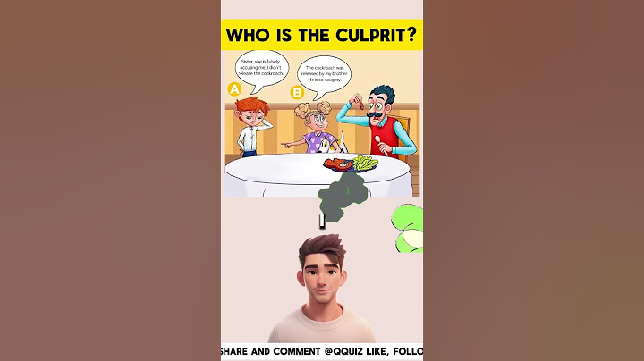 Who is the culprit? #riddlechallenge #riddleaddict #logicpuzzles #logicpuzzles #brainteasers #enigma