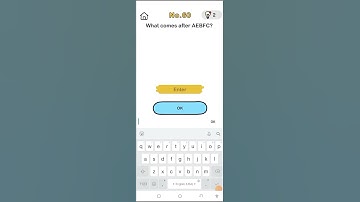 Brain out level 60 solution / what comes after AEBFC? / #gaming #puzzle #brainout #ga #youtubeshorts