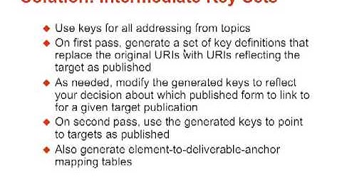 Cross-Deliverable Linking Presentation for DITA TC 5-15-13 10.05 AM