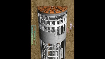 Tunnel Boring Machine working simulation #cadcam #autocad #solidwork #automation #engineering