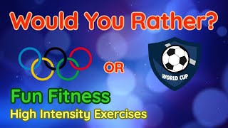 Would You Rather?? WORKOUT - At Home Fun Fitness Activity for Family and Kids - Physical Education screenshot 2