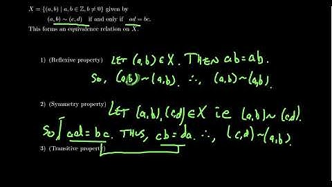 Equivalence Relations