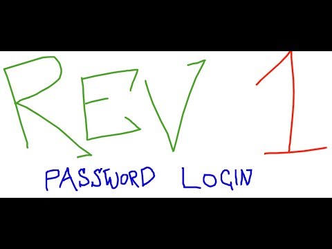 First RE Demo: Password Login