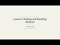 Robert's Rules of Order Basics #3: Making and Handling Motions