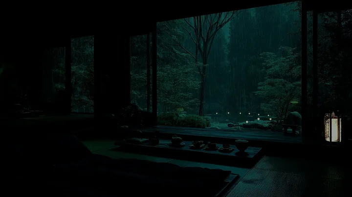 Rain Sounds in a Tranquil Garden(No Ads) 🌧 | For Deep Sleep & Relaxation