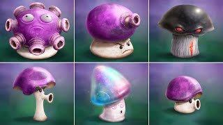 Plants vs Zombies Mod Real Life | Survival Night - 100% All SHROOM Plants Real Life vs All Zombies screenshot 4