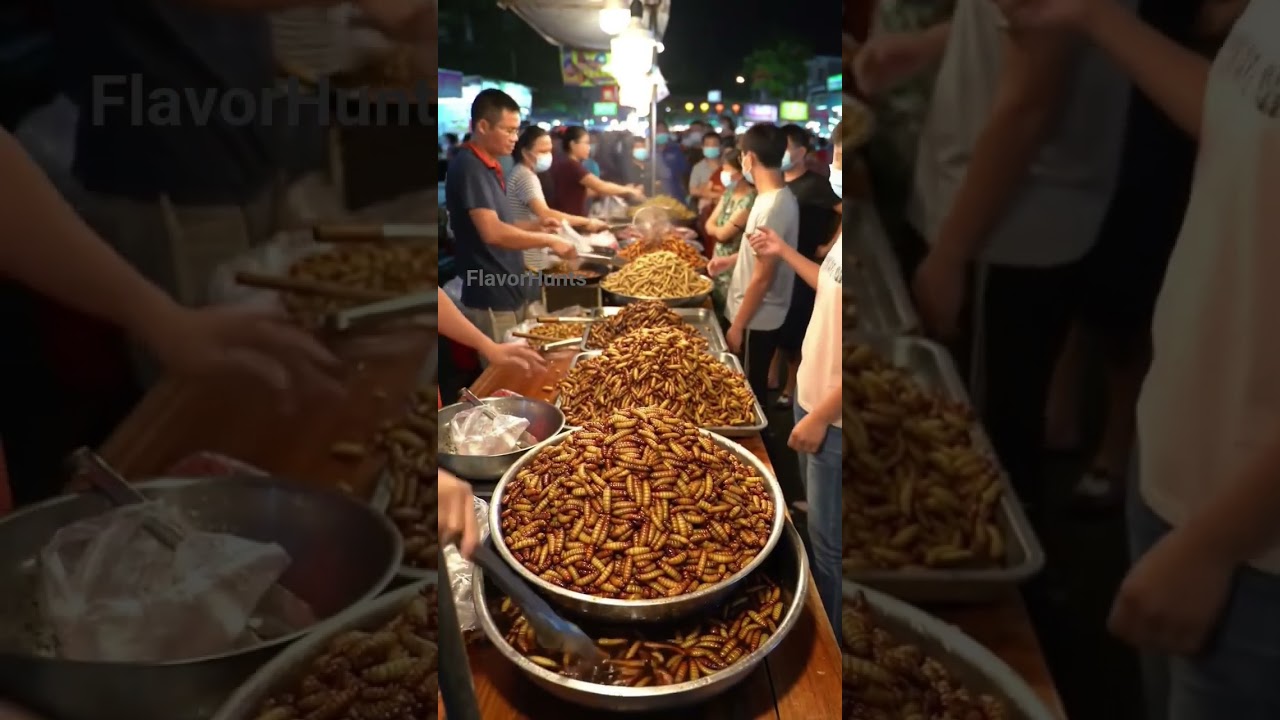 Overflowing Delicacies in a Vibrant Marketplace. 