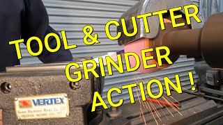 Forming A Threading Tool On The Hercus Tool & Cutter Grinder .