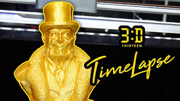 3D Printer Timelapse - DC Comics Penguin 4K (Qidi Tech X-Max)