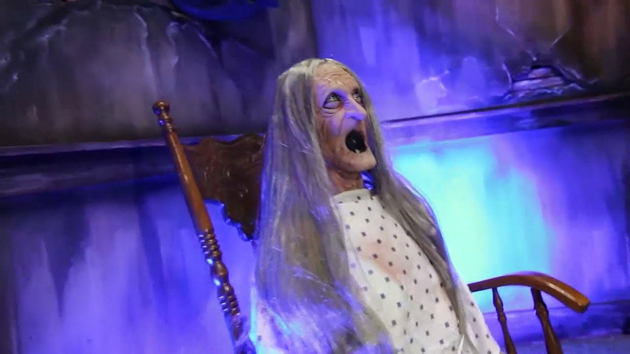 Rocking Granny Animated Prop