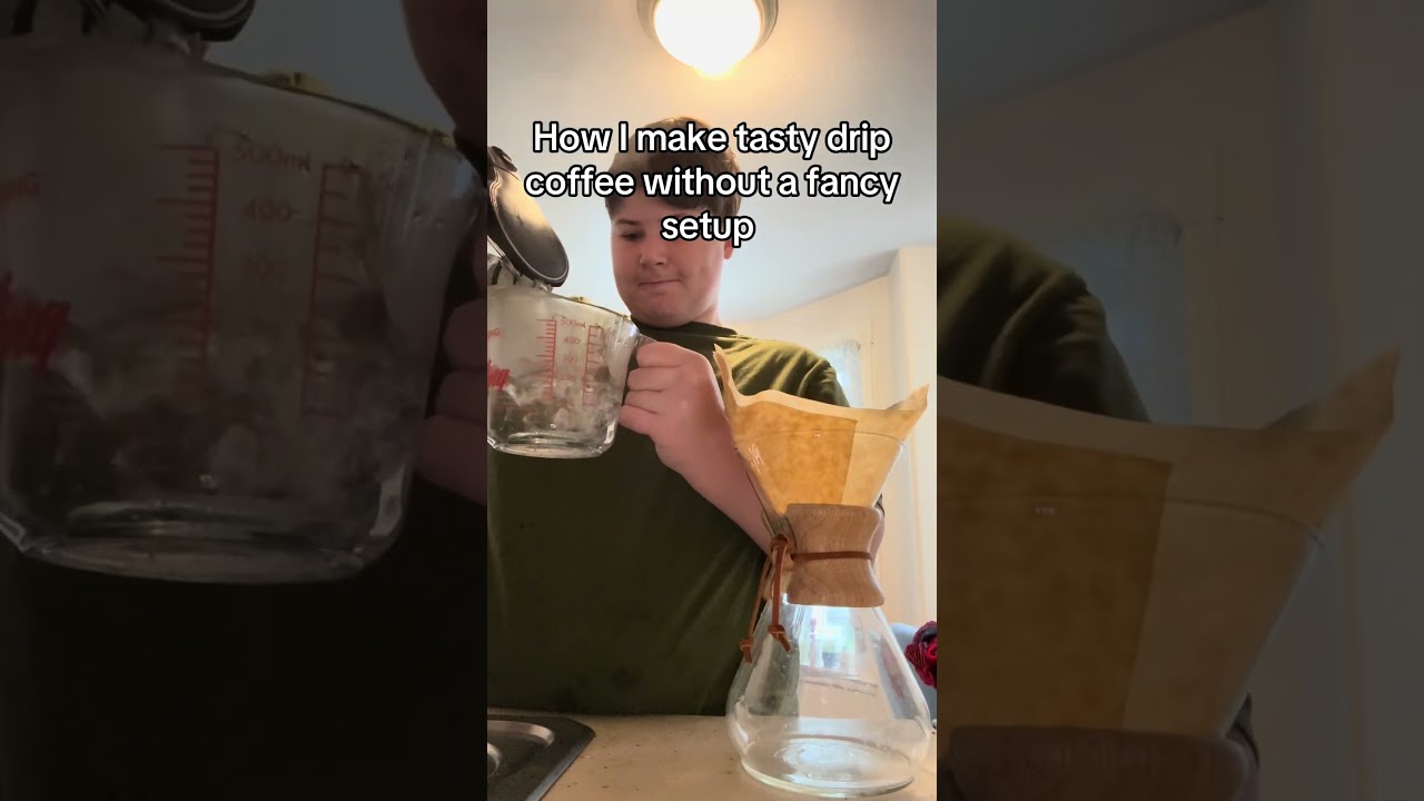 My Chemex tutorial as a frugal former barista