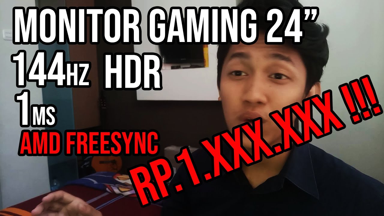 Monitor Gaming 144hz termurah dibawah 2 JUTA?!!! AIRO AIO241G Review