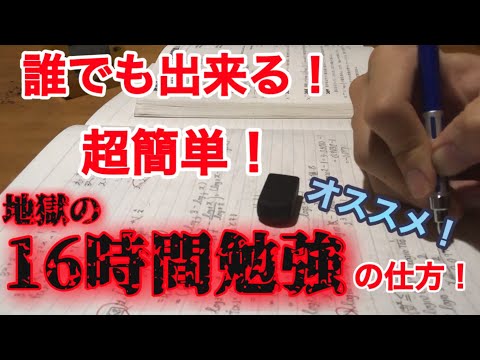 受験生が教える「16時間勉強」の仕方！　高校生のvlog【受験戦争編】