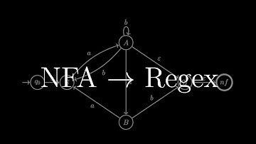 NFA to Regular Expression Conversion, and Example
