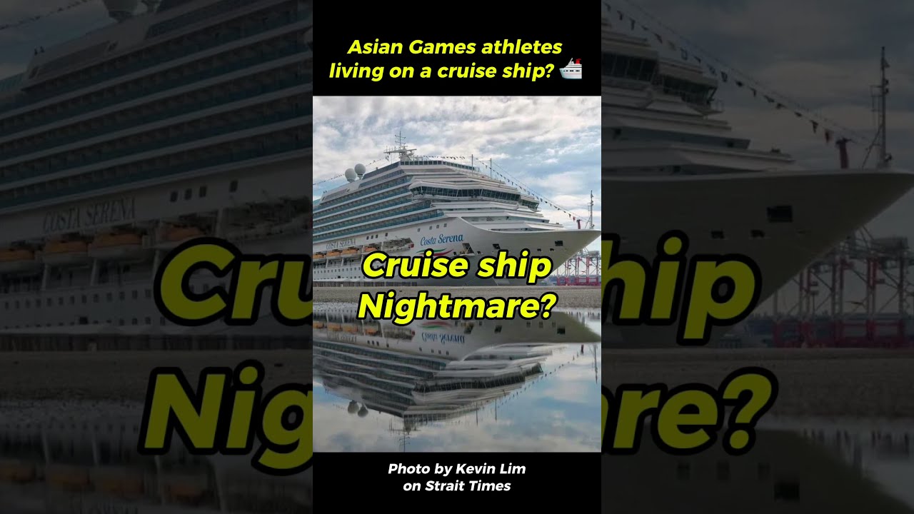 Cruise Ship Nightmare at the Nagoya Asian Games? #asiangames #asiangames2026 #nagoya #costaserena