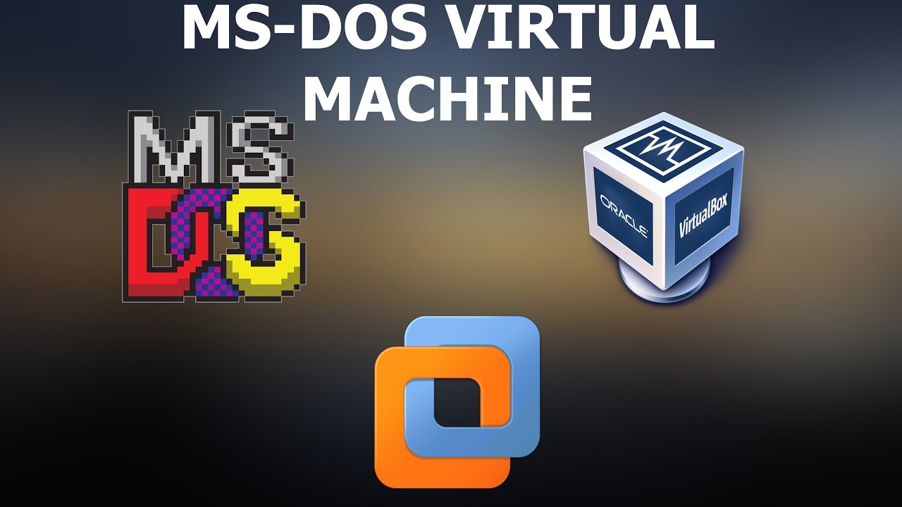 How to install ms dos 7 1 in virtualbox vmware youtube