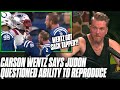 Carson Wentz Says Judon Questioned His Ability To Reproduce In Argument | Pat McAfee Reacts