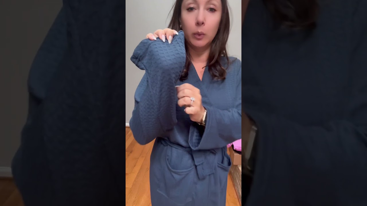 Etertoyle Waffle Knit Robes Soft Unisex Lightweight Spa Bathrobe Absorbent Quick Dry Review