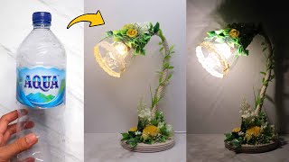 DIY Study Lamp from Used Plastic Bottles mineral water ! Plastic Bottle Craft | Best out of waste