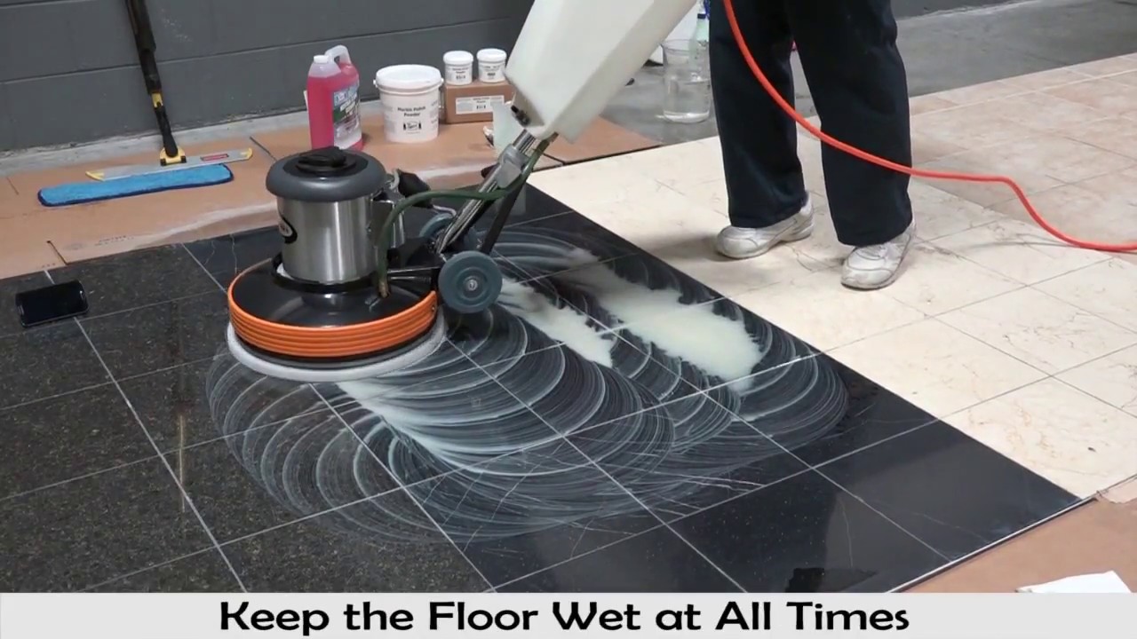 Marble Floor Polishing With, How To Polish Marble Tile