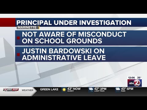 Marinette High School principal under investigation