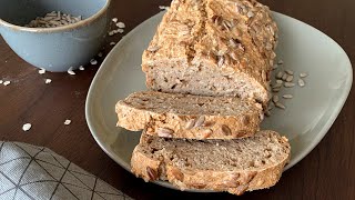 Gesundes Brot in 2 Minuten | Keine Hefe und kein Kneten