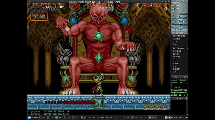 Mame 0.231 Native Test 60fps NVENC x64 + Sound (Core i3 8350K) + Nvidia 465.24