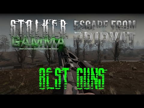 : The BEST Guns in Stalker Anomaly, EFP, GAMMA