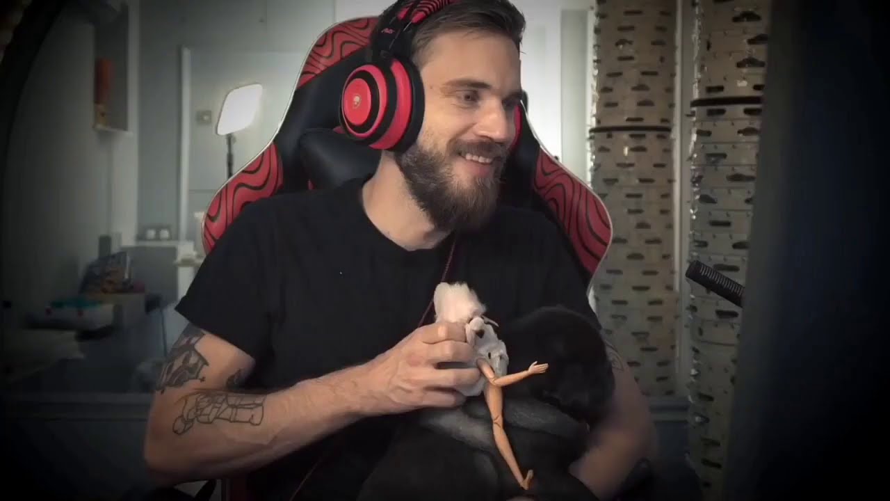 PewDiePie's Pug Edgar vs Furby Concoction - YouTube