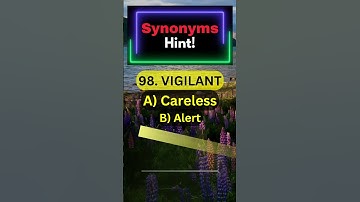 Exploring Synonyms (English MCQs 98) | Enhance Your Vocabulary | CSS MPT Exam #shorts #mpt #quiz