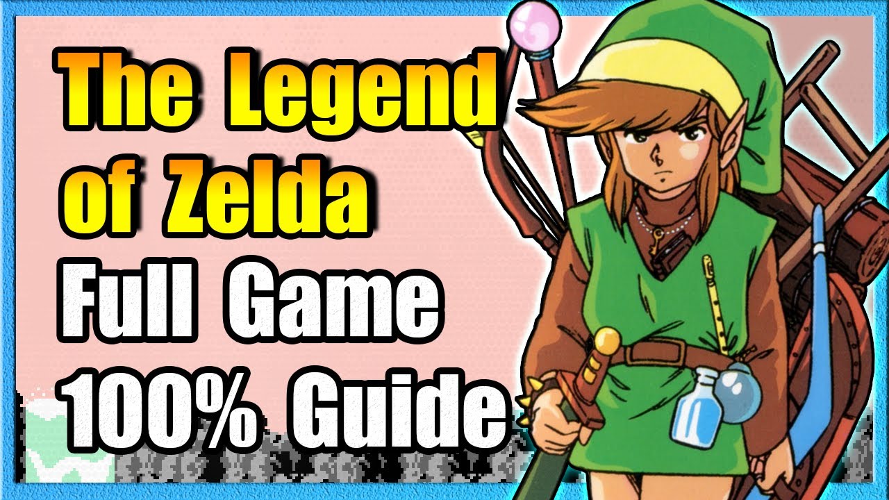 The Legend of Zelda (1986) 100% Walkthrough. Full Game. No Commentary.