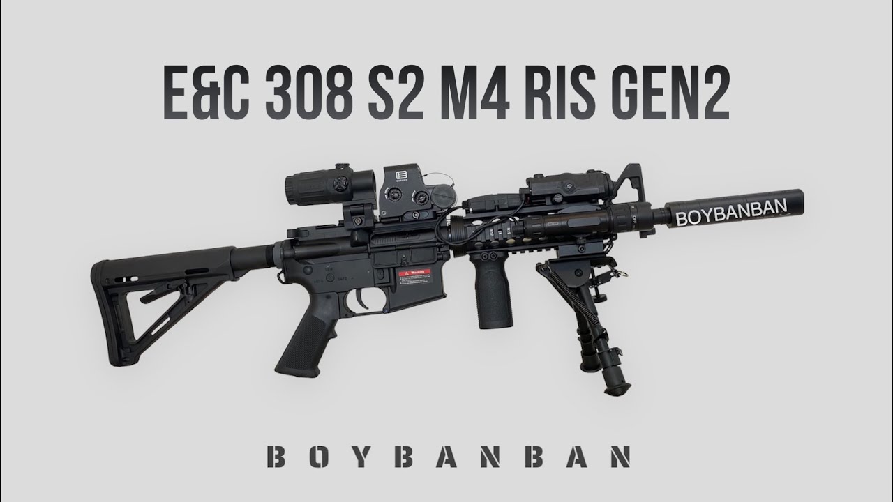 E&C 308 S2 M4 RIS Gen2 ฉบับแต่ง แนวสไนเปอร์จู่โจม อย่างโหด ยิงดี ยิงแรง ทน !! @BOYBB GUN Ep.147