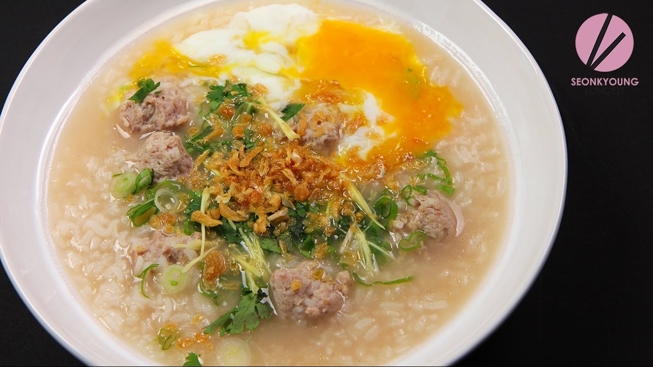 Thai Chicken & Rice Soup, Khao Tom Gai | Seonkyoung Longest