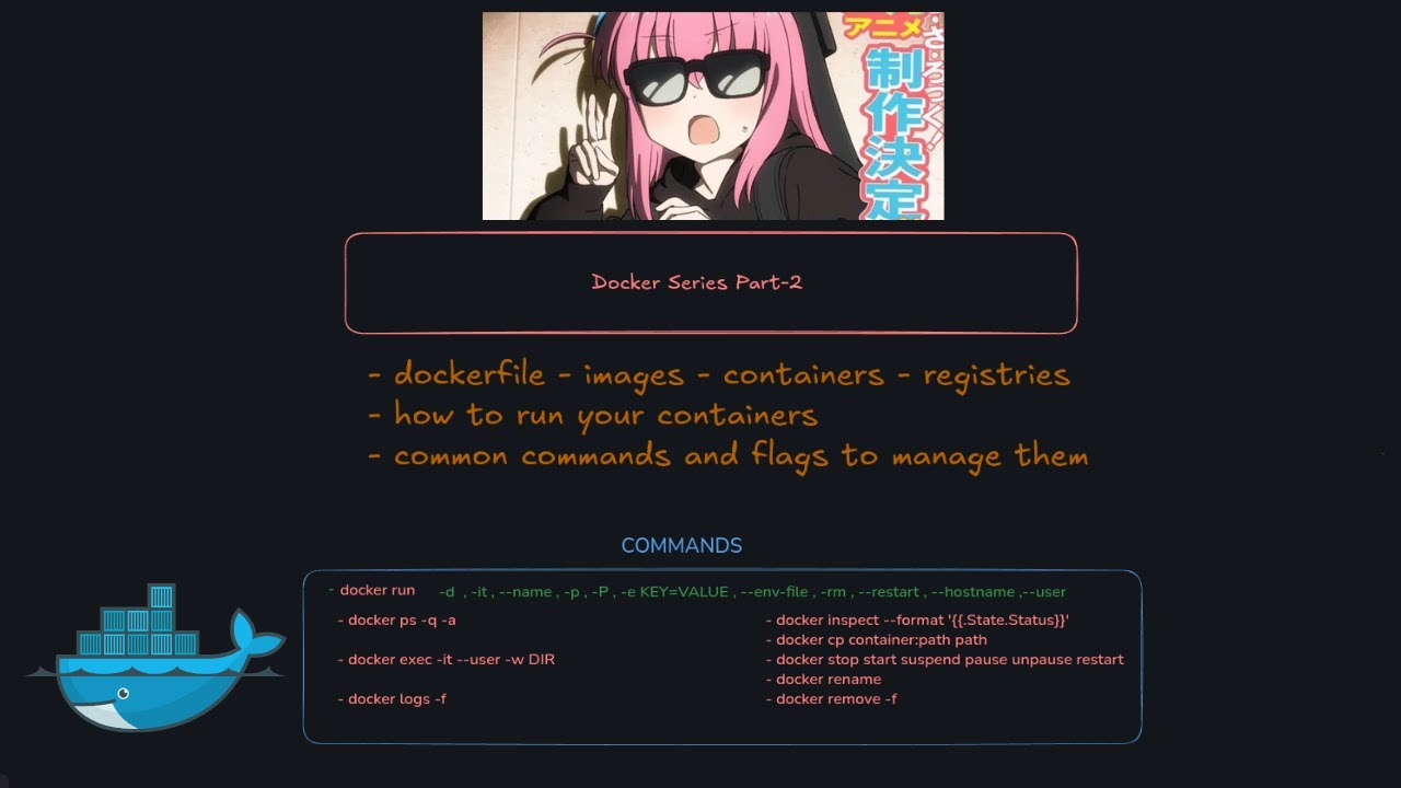 docker series part-2, you have to know these commands - YouTube