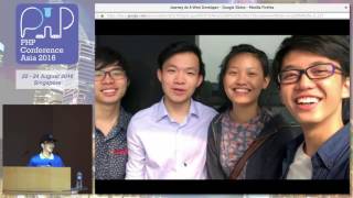 Journey as a web developer - PHPConf.Asia 2016