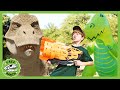 Giant T-Rex vs T-Rex Dinosaurs! T-Rex Ranch Dinosaur Videos