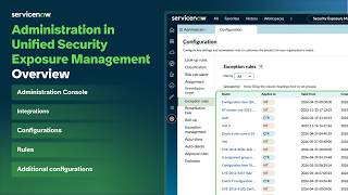 Administration in Unified Security Exposure Management | Overview