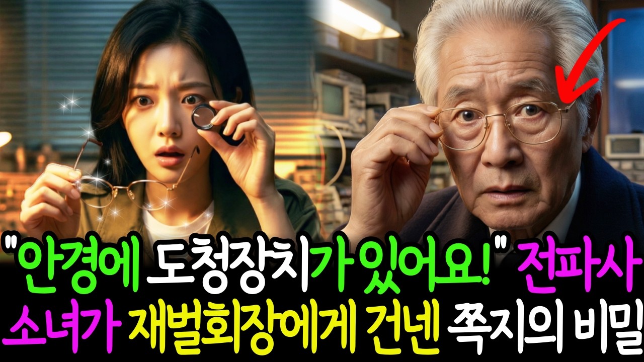 천재소녀가 재벌회장에게 건넨 쪽지 