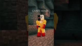 I Became ONE PUNCH MAN in Minecraft! 😱 #minecraft #shorts #gaming #craftnova #gamingshorts