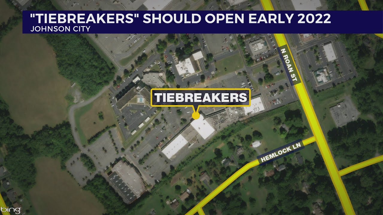 New entertainment venue, Tiebreakers set to open in Johnson City, Tennessee  in Spring.