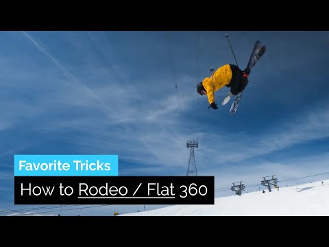 How to Flat 360 on Skis (Rodeo 360) | Skiers Favorite Tricks 3